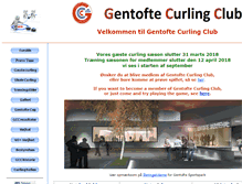Tablet Screenshot of gentoftecurling.dk